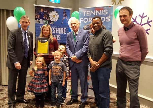 Thornhill Tennis Clubs Suzy Puskas was named Yorkshire tennis volunteer of the year.