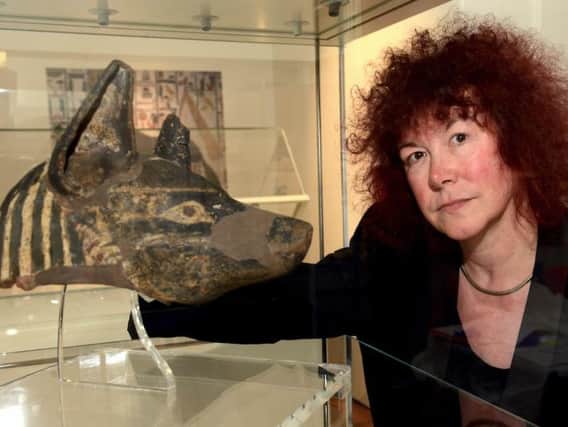 BBC TV Egyptologist and curator Professor Joann Fletcher, dubbed Barnsley's Cleopatra by The Radio Times, brings the Ancient Egypt In Yorkshire exhibition to life with our free audio tour - download it today