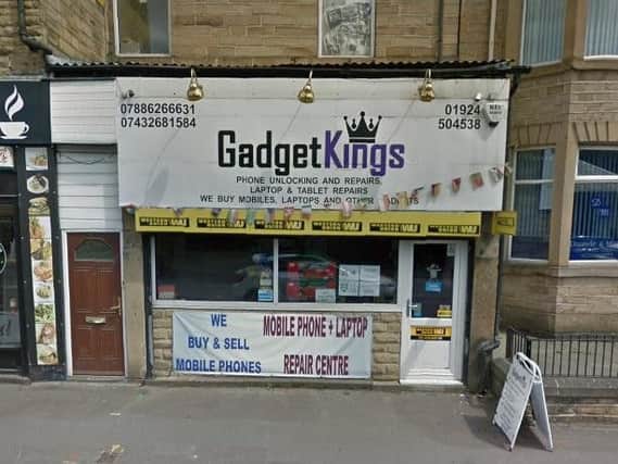 Gadget Kings on Bradford Road, Dewsbury. Credit: Google Street View.