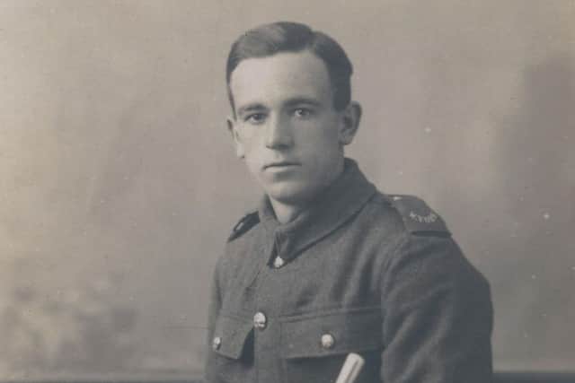 WAR RECORD RESEARCH: Private Leonard Halstead, of Thornhill, was tragically killed in the Somme Valley a hundred years ago next month.