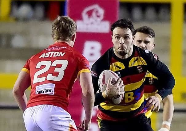 Dale Morton scored a crucial 61st minute try as Dewsbury Rams defeated Sheffield Eagles in their opening Betfred Championship game last Friday.