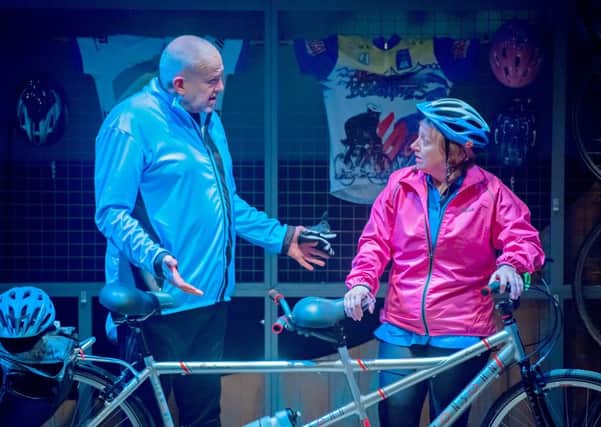 John Godber and Jane Thornton in The Scary Bikers.