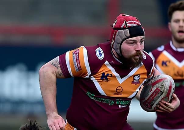 Michael Ward bagged a brace of tries as Batley Bulldogs overcame Swinton Lions to pick up their first win of the Betfred Championship season. Picture: Paul Butterfield