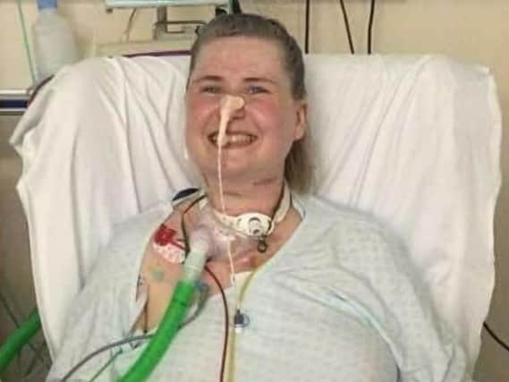 Sarah Holden in hospital after being stabbed 17 times