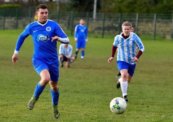 James Goodall scored twice as Crackenedge defeated Crown Gawthorpe in the Wakefield League Premier Division.