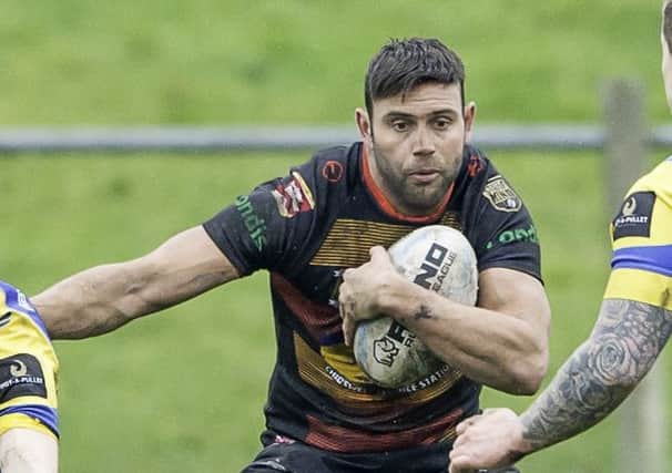 Shaun Squires scored a try and kicked three goals as Shaw Cross Sharks won an opening day fixture in the National Conference League for the first time in five years as they secured an impressive 18-12 success away to Ince Rose Bridge. Picture: Allan McKenzie.