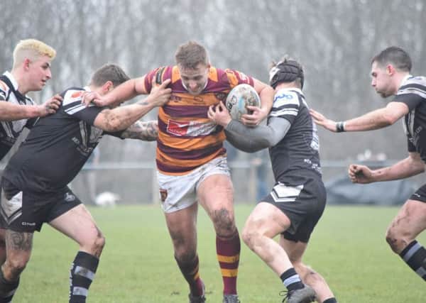 Dewsbury Moor recorded an impressive 26-22 victory away to Stanningley in the first game in National Conference League Division Two following last seasons promotion. Picture: Stevan Morton.