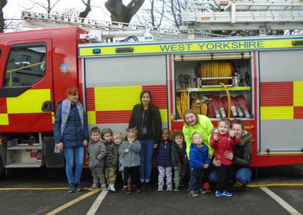 Eversleigh Day Nursery recently hosted a visit from local firefighters.