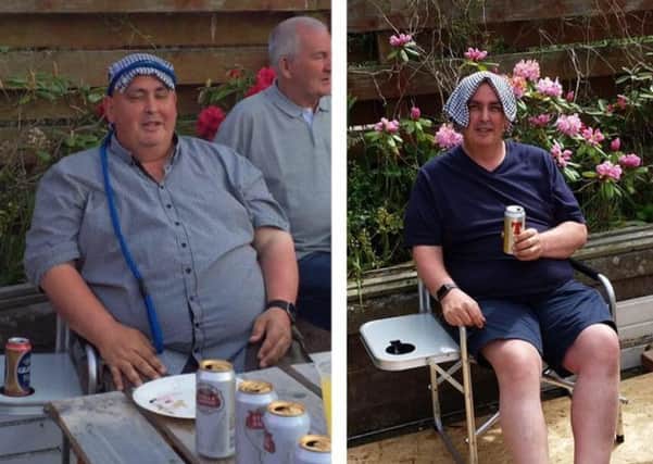 AMAZING JOURNEY: Lorry driver Wayne Cooke has lost more than 10 stone at Weightwatchers.