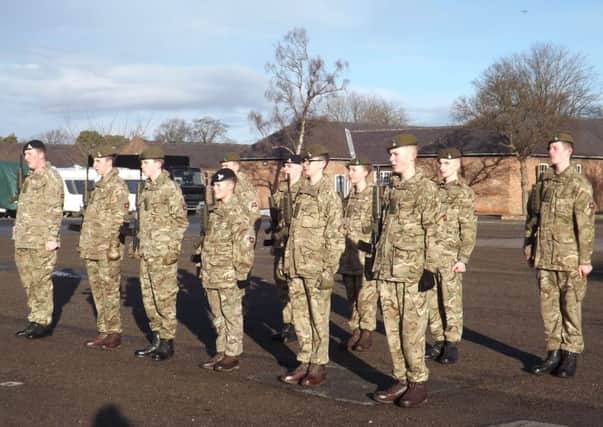 Spen Valley Army Cadets, part of D Company, Yorkshire North and West Army Cadet Force, took part in the first training camp of the year at Strensall Barracks in York.