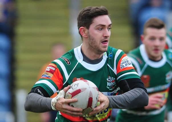 Danny Ansell, pictured during his time with Hunslet, made his Rams debut in the cup defeat at Whitehaven having joined following a stint at Swinton Lions.