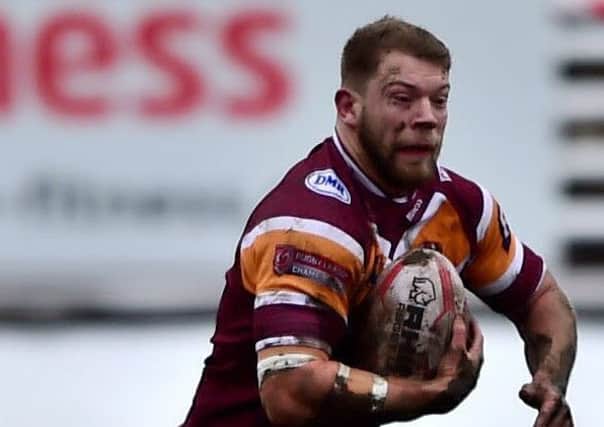 Brad Day scored Batley's second try in the derby win over Dewsbury.