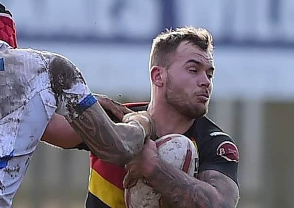 Doninic Speakman scored a first half try in Dewsbury's defeat to Toronto.