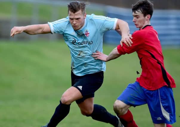 Rhys Davies netted for Liversedge on Monday as they fought back from two goals down to beat Bridlington Town, having also scored in the superb 6-3 victory over Maltby Main last Saturday. Picture: Paul Butterfield.