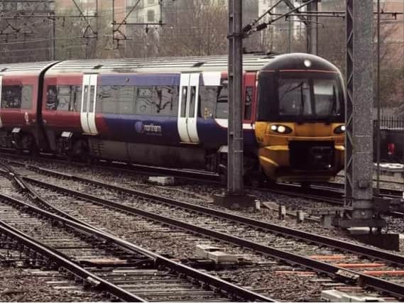 Northern services are being disrupted after trespassers forced the closure of railway lines.