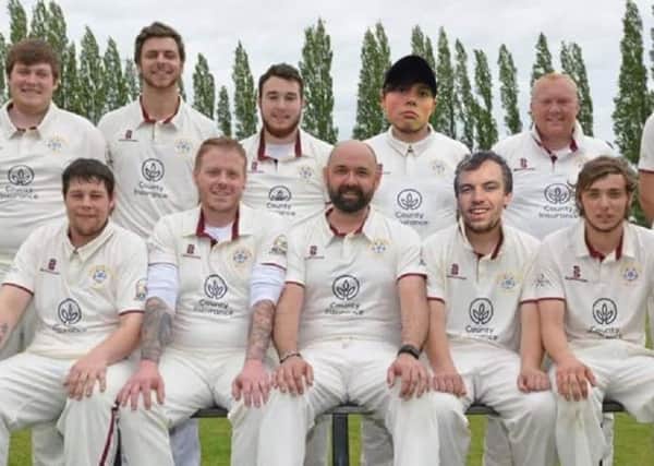 Crossbank Methodists sent Huddersfield League Premiership side Cawthorne crashing out of the Heavy Woollen Cup with a terrific first round victiry last Sunday.