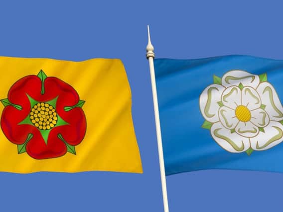 A playful rivalry between Yorkshire and Lancashire still exists