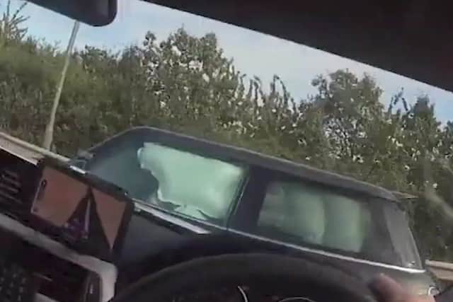 Shocking footage shows driver leading police on 137mph chase - before ...